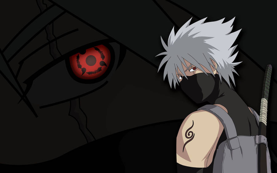 Anbu Kakashi With Sharingan wallpaper.