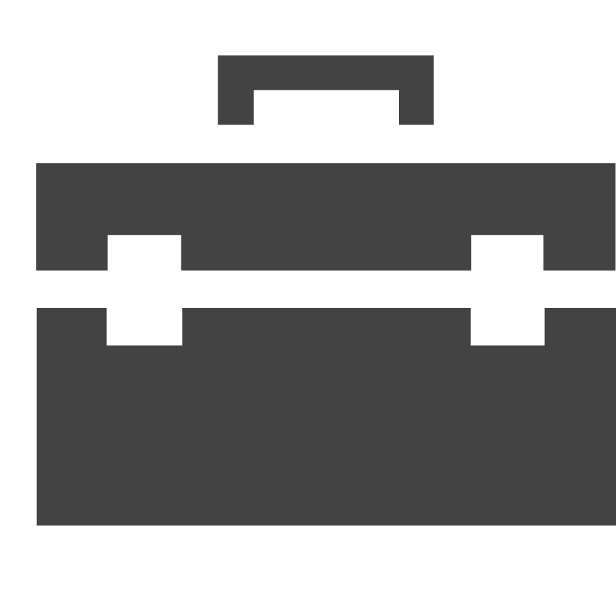 Blue Toolbox Icon