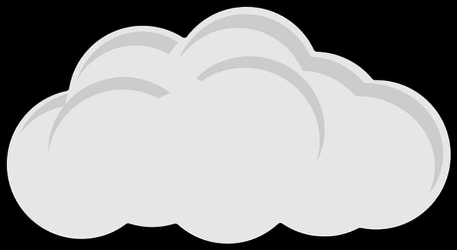 Cartoon Cloud Vector Illustration PNG