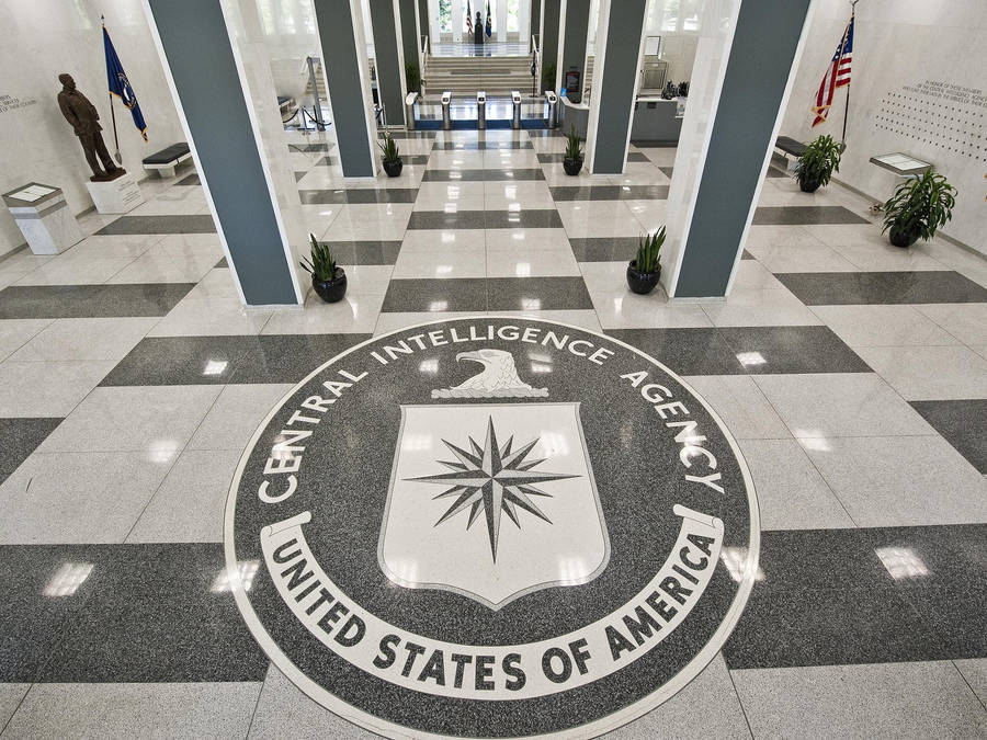 Cia logo on government building wallpaper