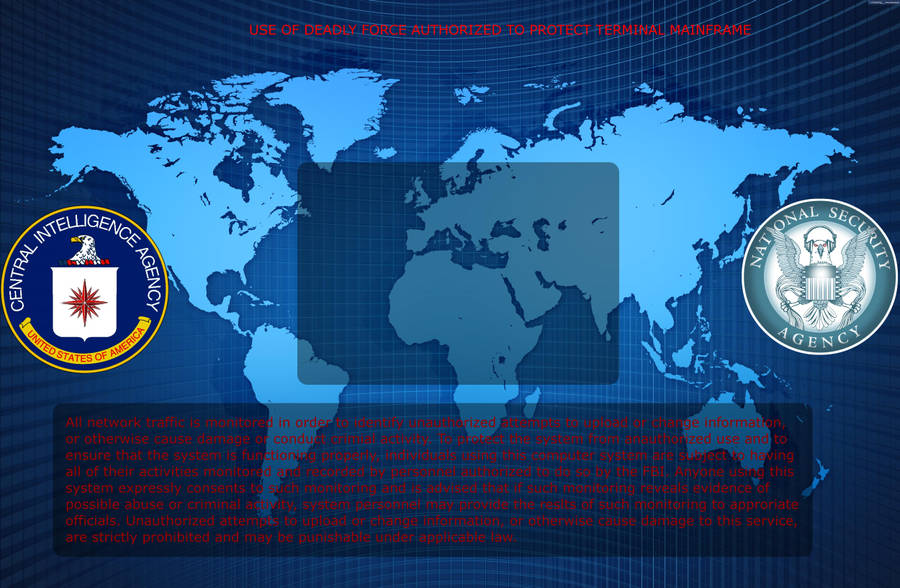 Cia logo with eagle head wallpaper