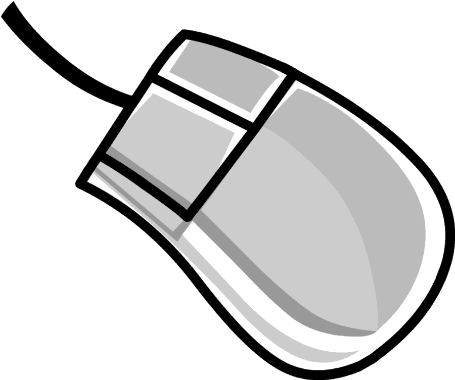 Classic Computer Mouse Vector Illustration