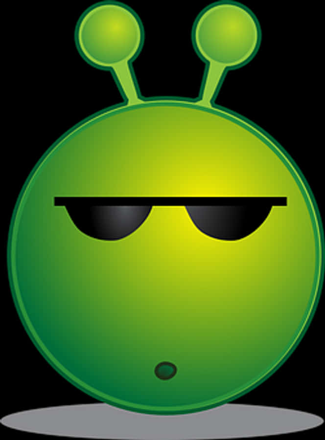 Cool Alien Graphic PNG