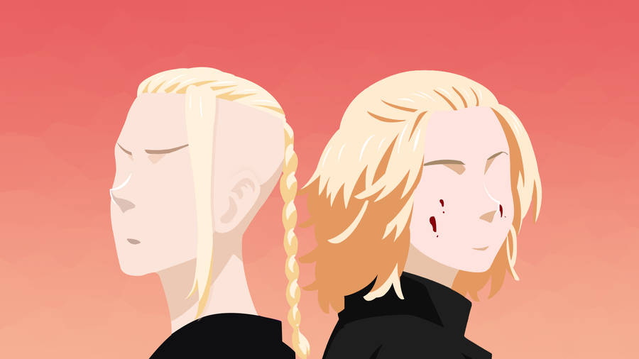 Digital Artwork Of Tokyo Revengers Manga Characters