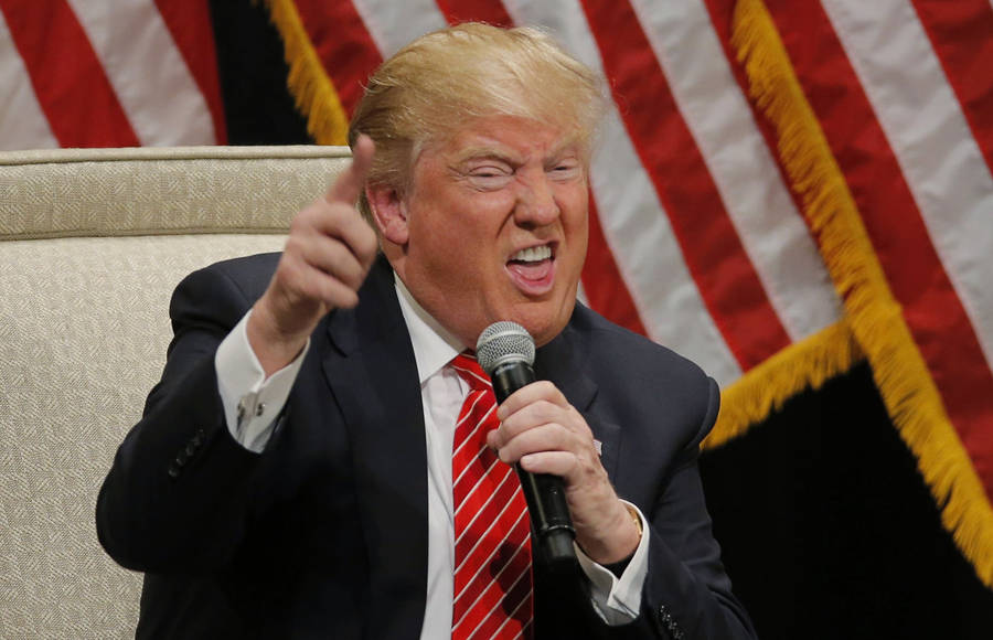Donald Trump Funny Face wallpaper