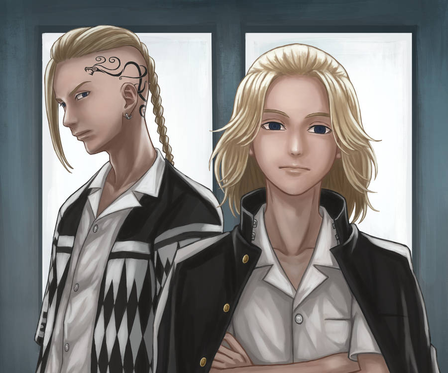 Draken And Mikey Characters From Tokyo Revengers Manga