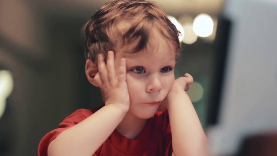 Funny Face Of A Kid wallpaper