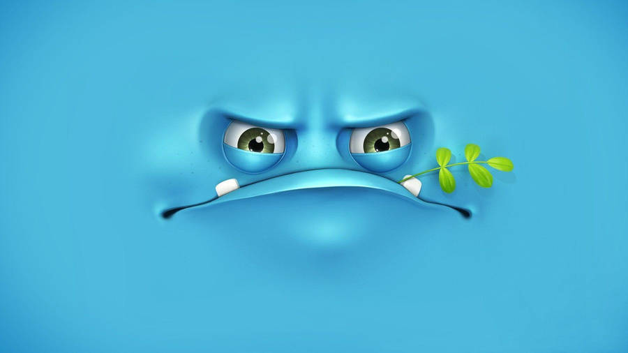 Funny Face Stem Bite wallpaper