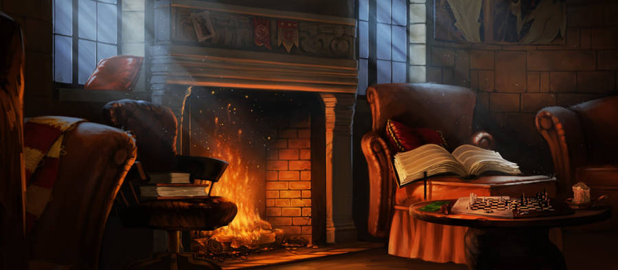 Gryffindor Common Room Fireplace