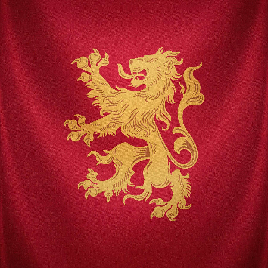 Gryffindor Lion On Fabric
