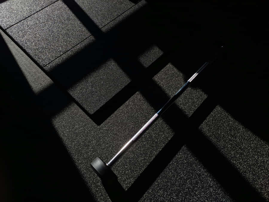 Gym Barbell Shadows Aesthetic