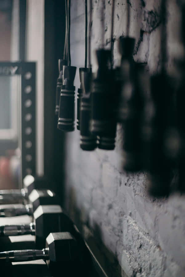Gym Equipment Aesthetic Blur