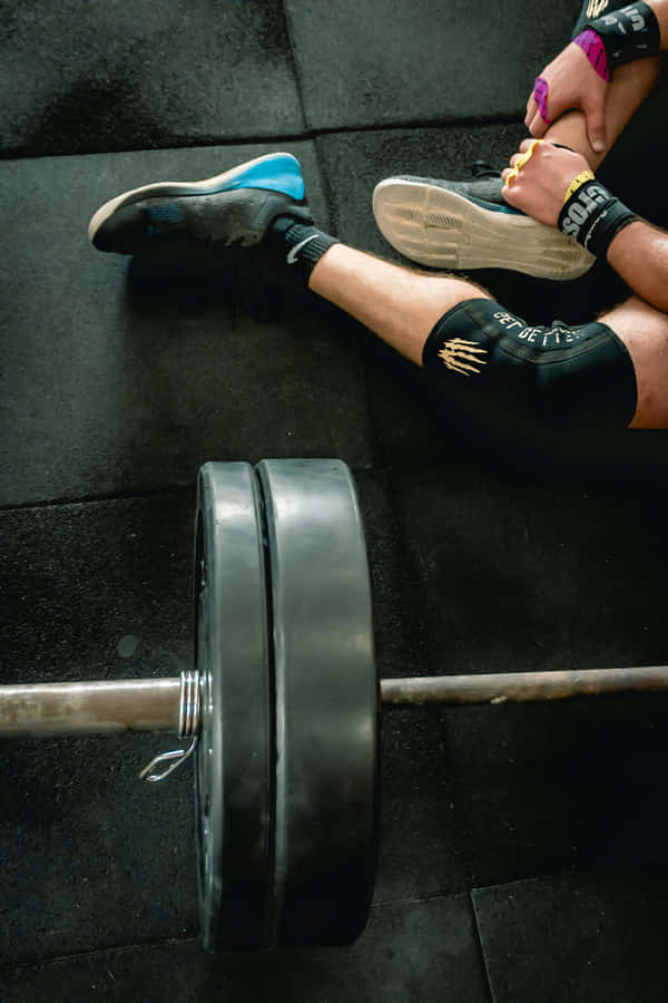 Gym Training Session Barbelland Athlete