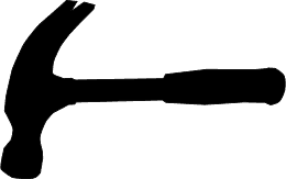 Hammer Silhouette Graphic