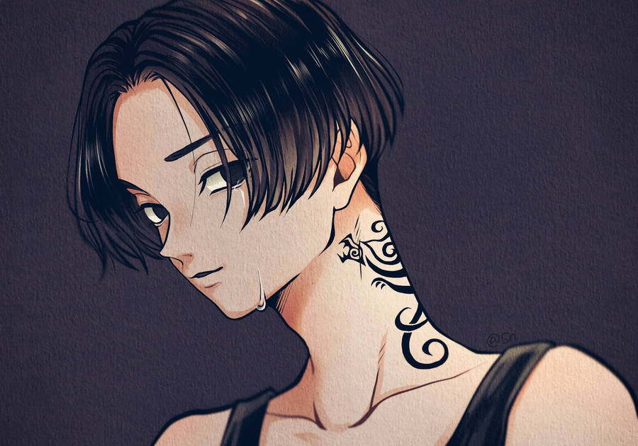 Manjiro From Tokyo Revengers Manga In Black Hair 