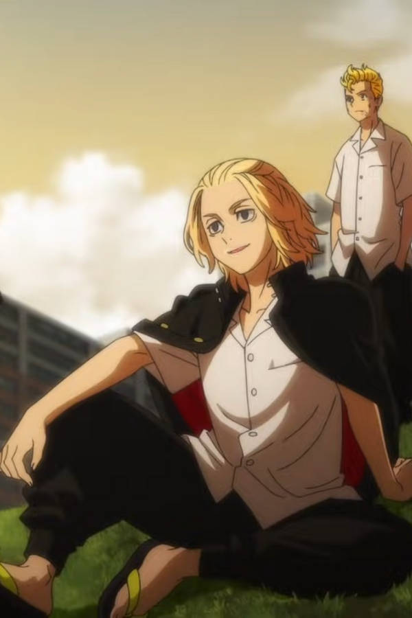Sunset With Mikey And Takemichi From Tokyo Revengers Manga