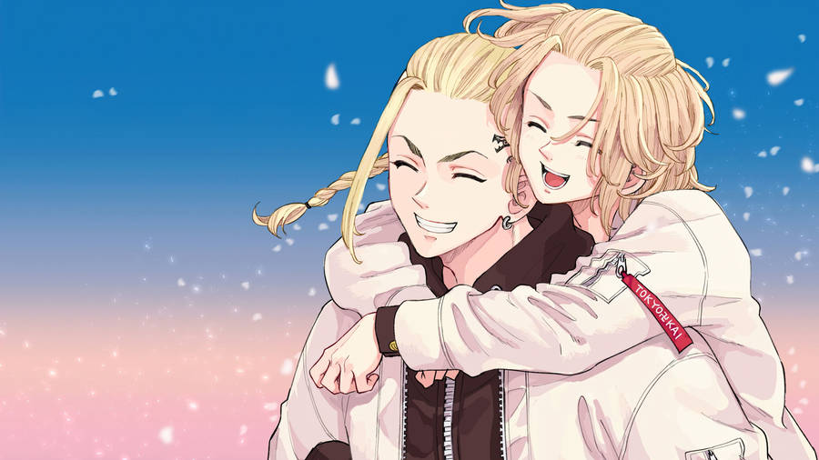Mikey Hugging Draken From Tokyo Revengers Manga