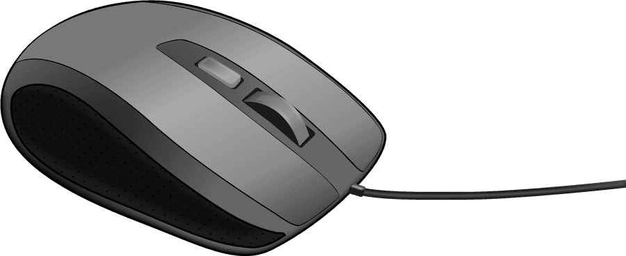 Modern Wired Computer Mouse