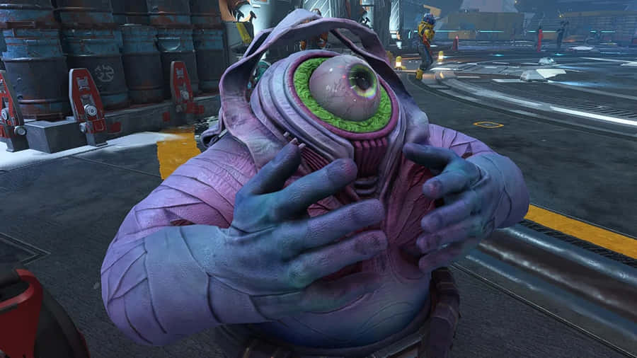 One Eyed Alien Gesture