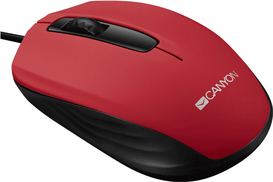 Red Canyon Wired Computer Mouse