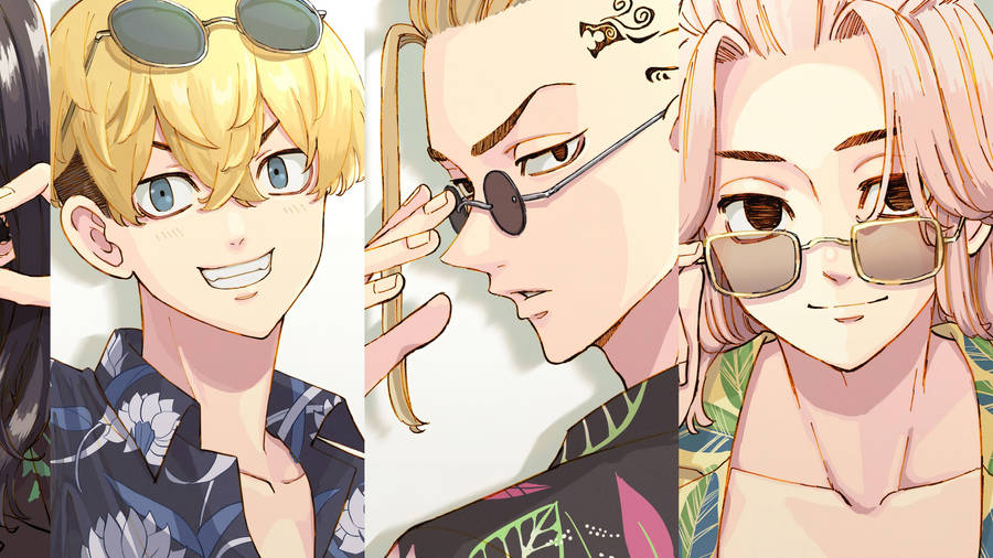 Tokyo Revengers Manga Characters In Summerwear Clothing