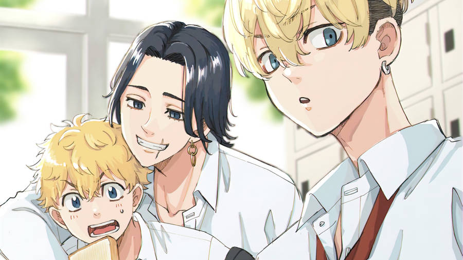 Tokyo Revengers Manga Characters Inside Their Classroom