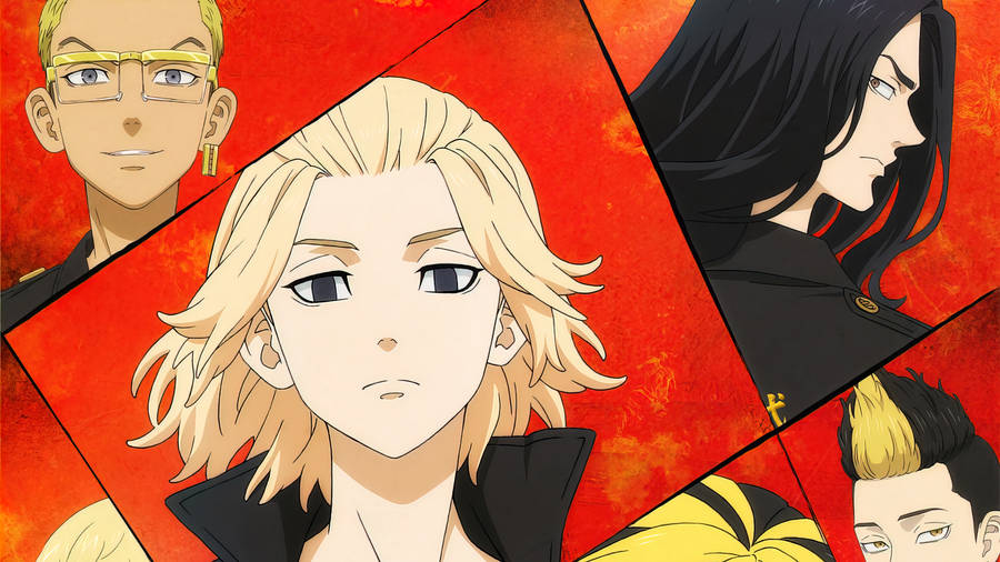 Tokyo Revengers Manga Red Character Poster