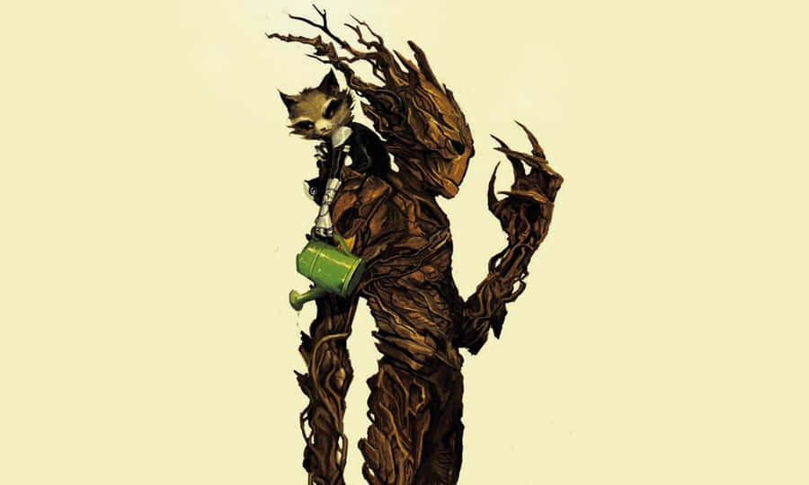 Tree Creature_ And_ Small Companion