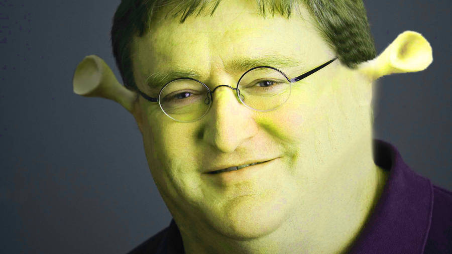 Turning Green Funny Face wallpaper