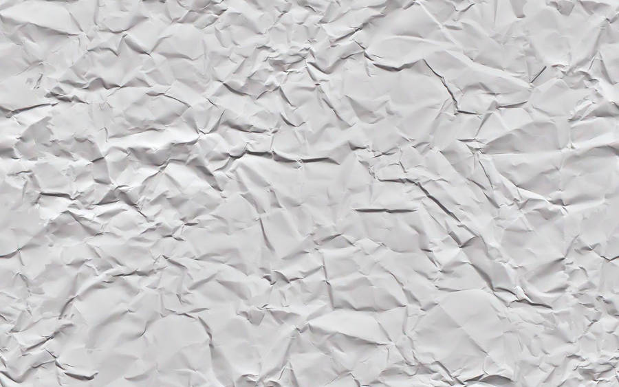 White Crease Crumpled Paper