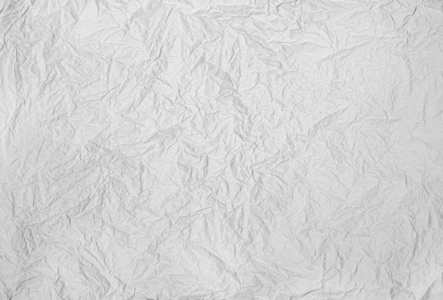 White Crumpled Paper Appearance