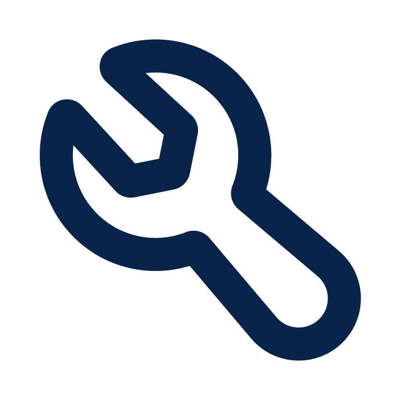 Wrench Icon Simple Design